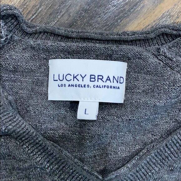 Lucky Brand Men’s Cotton Pullover - Picture 2 of 5